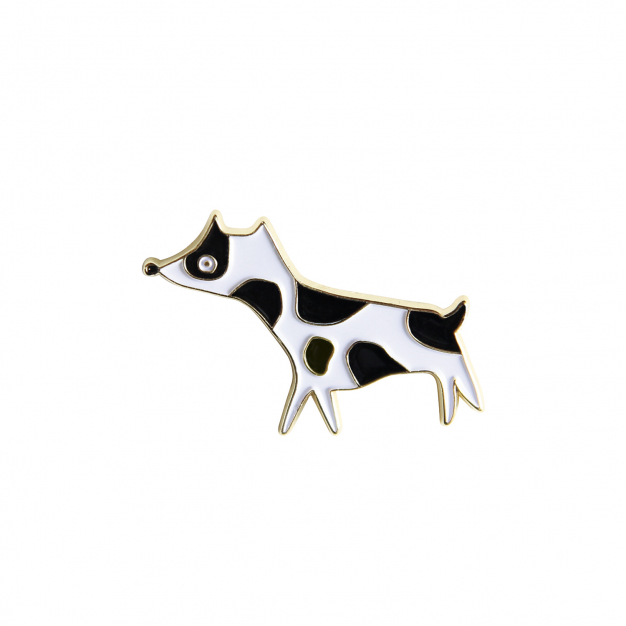 Monsieur Papier - Enamel pin Chien