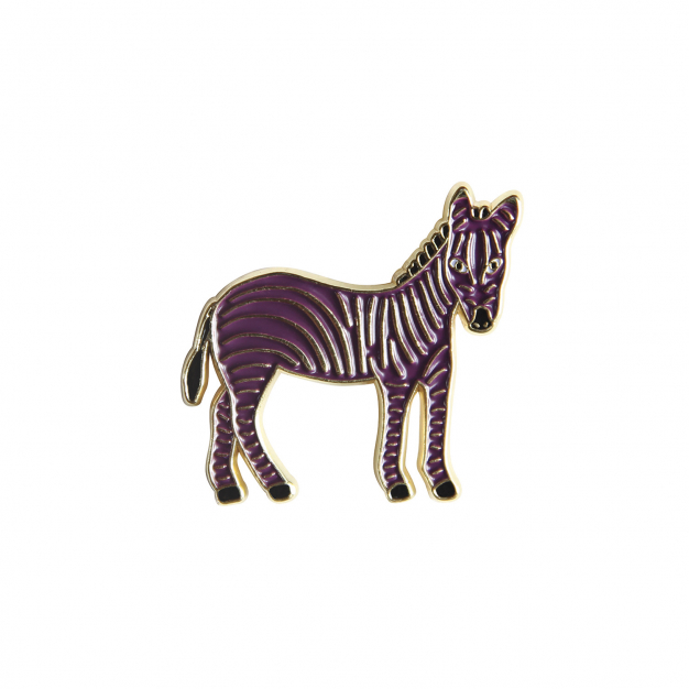 Monsieur Papier - Enamel pin Zèbre