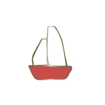 Monsieur Papier - Enamel pin Bateau