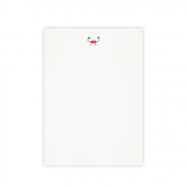 Monsieur Papier - 20 feuillets Crabe