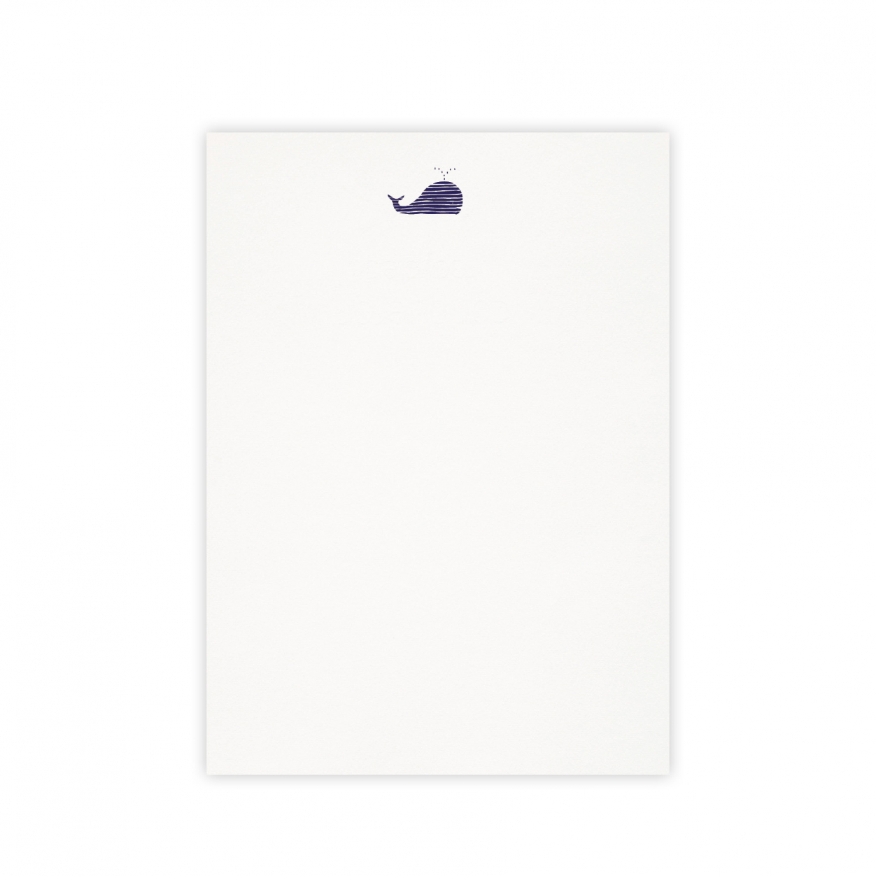 Monsieur Papier - 20 feuillets Baleine
