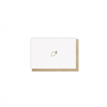 Monsieur Papier - Mini card Citron