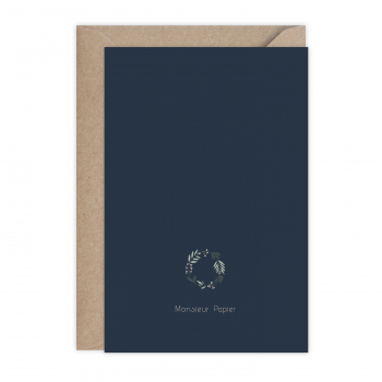 Carte - Meilleurs vœux fleuris
