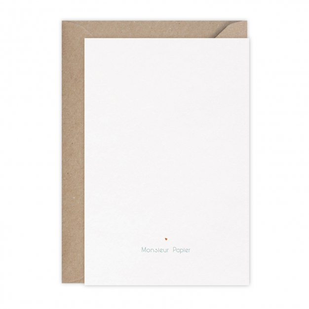 Monsieur Papier - Carte Happy New Year Sapins bleus
