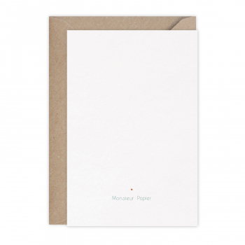 Monsieur Papier - Carte Happy New Year Sapins bleus