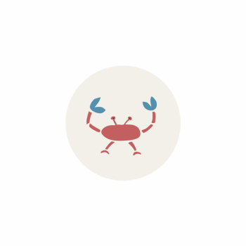 Monsieur Papier - Magnet Crabe