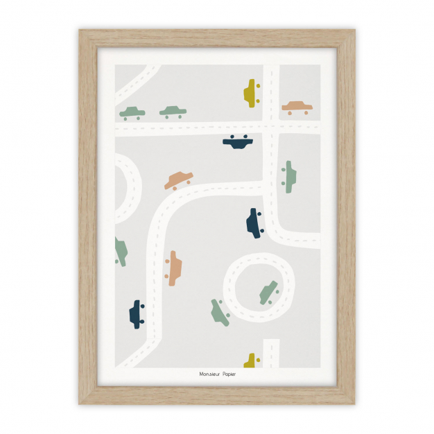 Monsieur Papier - Poster Bon voyage