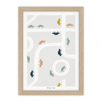 Monsieur Papier - Poster Bon voyage