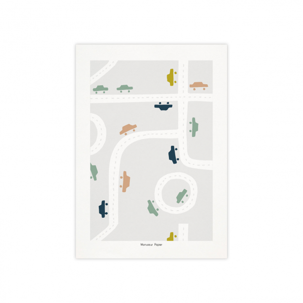 Monsieur Papier - Poster Bon voyage