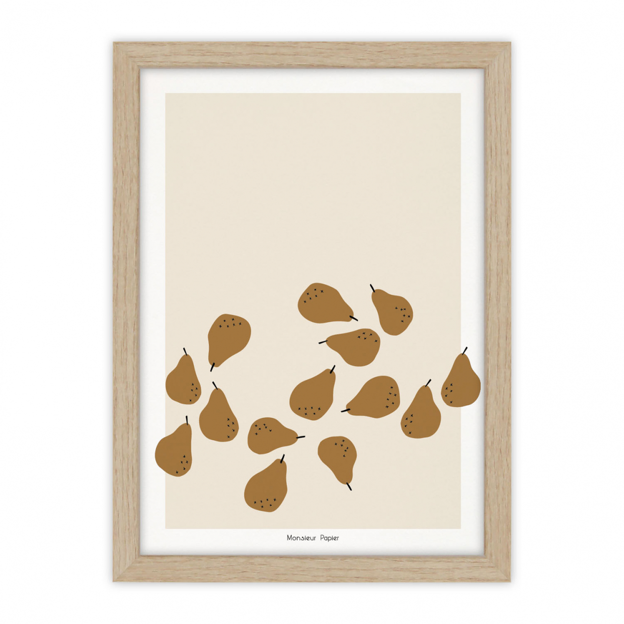 Monsieur Papier - Poster Poires