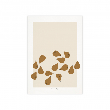 Monsieur Papier - Poster Poires