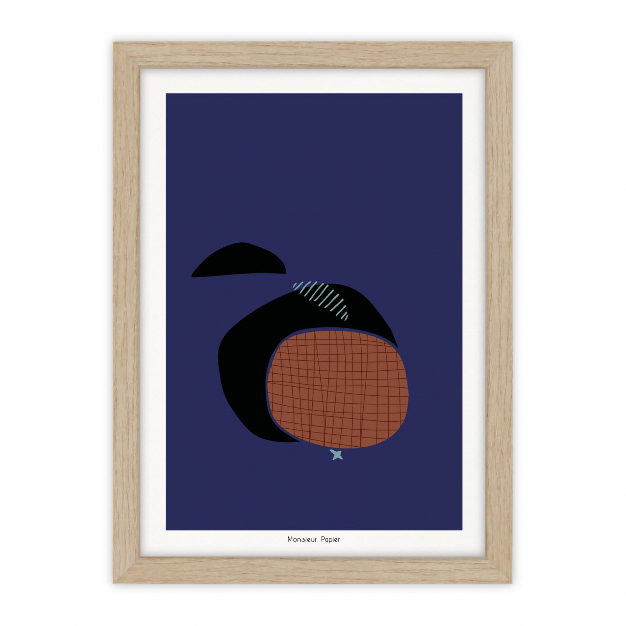 Monsieur Papier - Poster Pomme