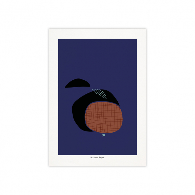 Monsieur Papier - Poster Pomme