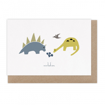 Monsieur Papier - Carte Invitation Dino