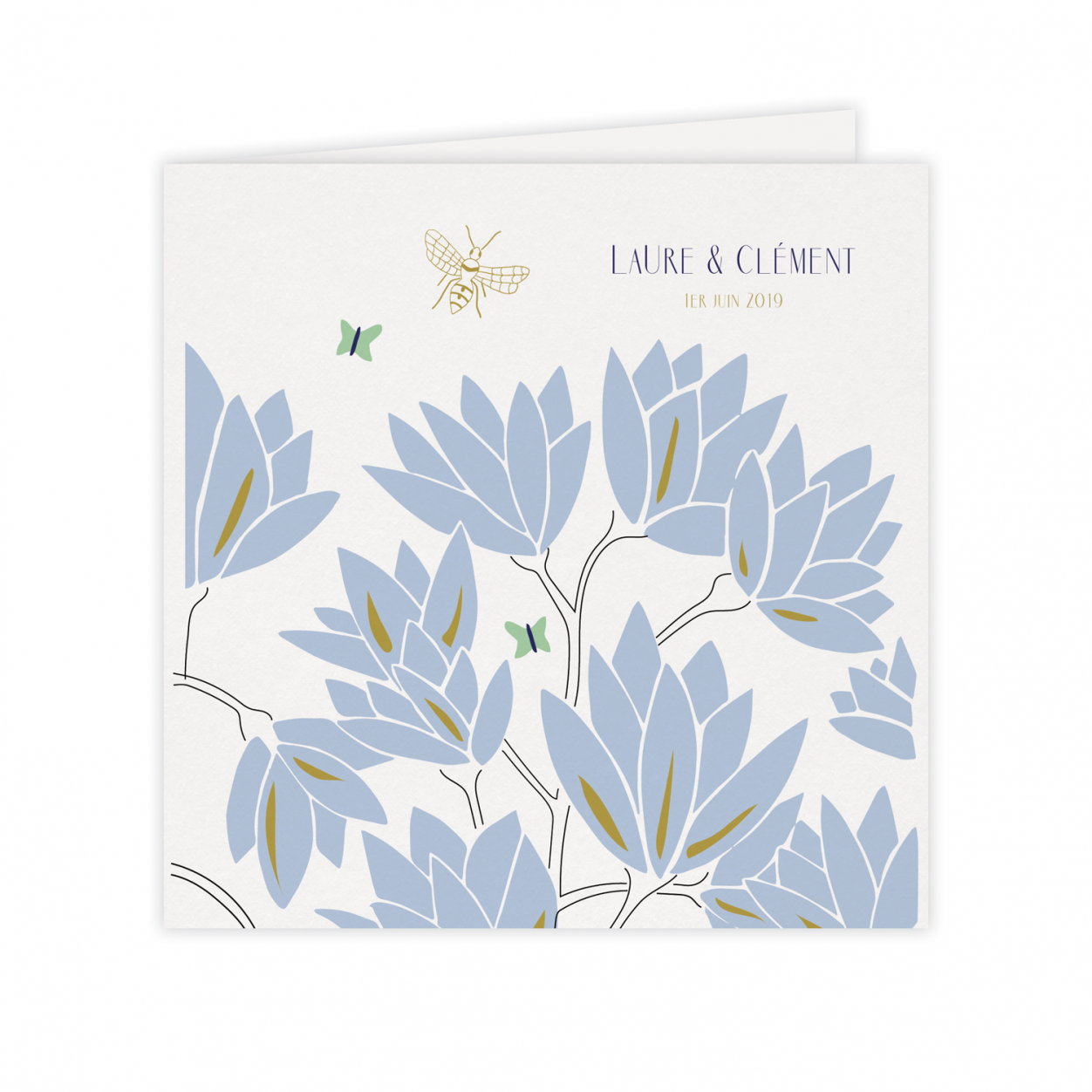 Monsieur Papier - Wedding invitation Rhododendron