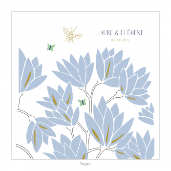 Monsieur Papier - Wedding invitation Rhododendron