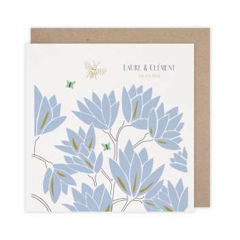 Monsieur Papier - Wedding invitation Rhododendron