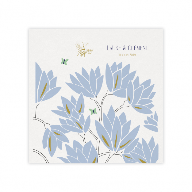 Monsieur Papier - Wedding invitation Rhododendron