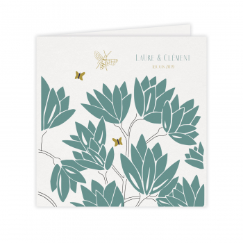 Monsieur Papier - Wedding invitation Rhododendron