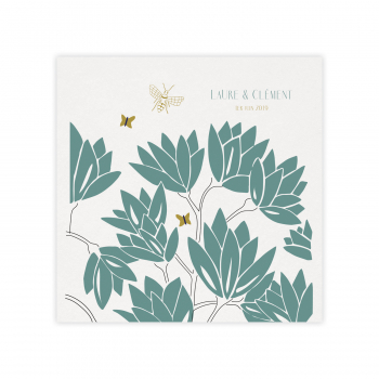 Monsieur Papier - Wedding invitation Rhododendron