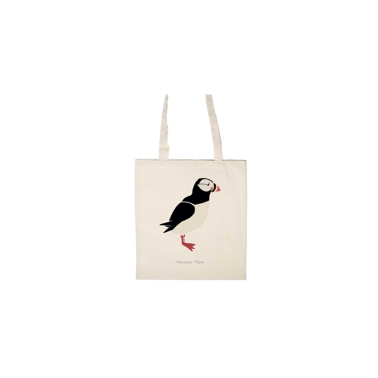 Monsieur Papier - Tote bag Macareux 1