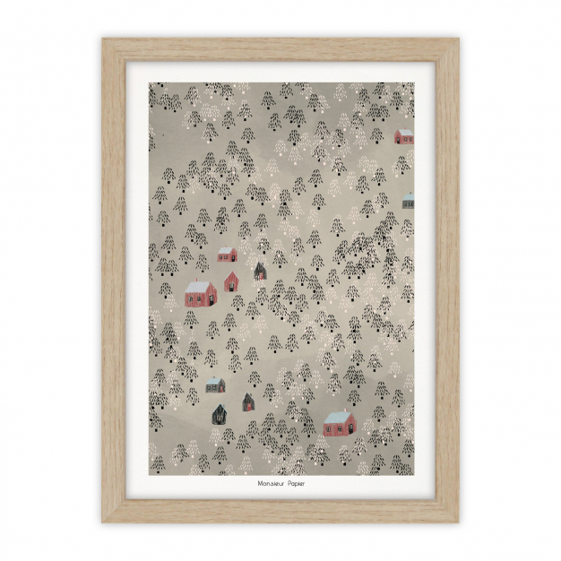Monsieur Papier - Poster Into the woods