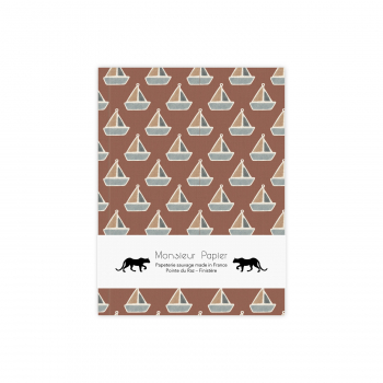 Monsieur Papier - Carnet S Voiliers