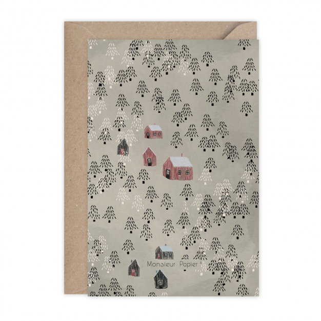 Monsieur Papier - Carte Into the woods