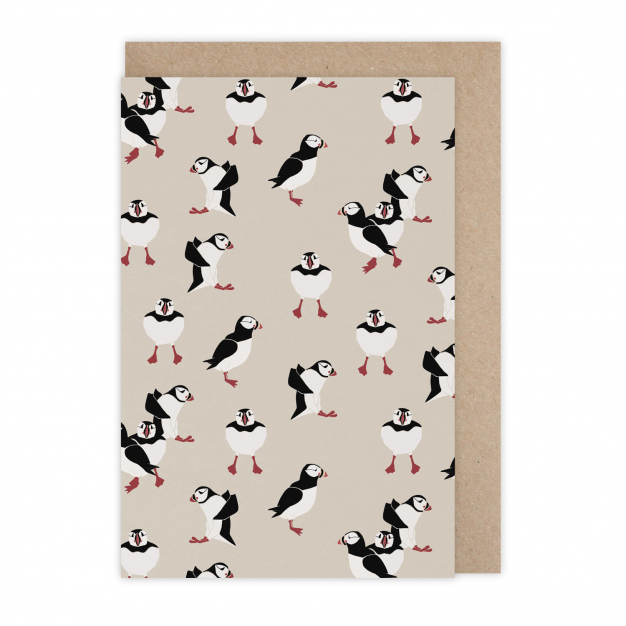 Monsieur Papier - Carte Puffin