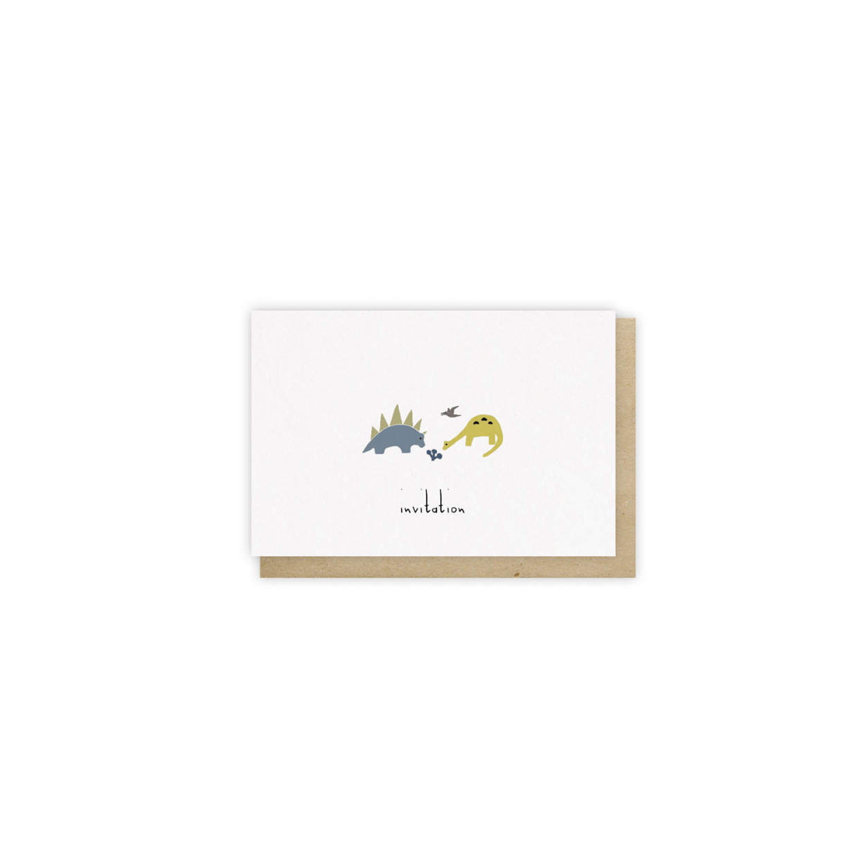 Monsieur Papier - Mini card Invitation Dino