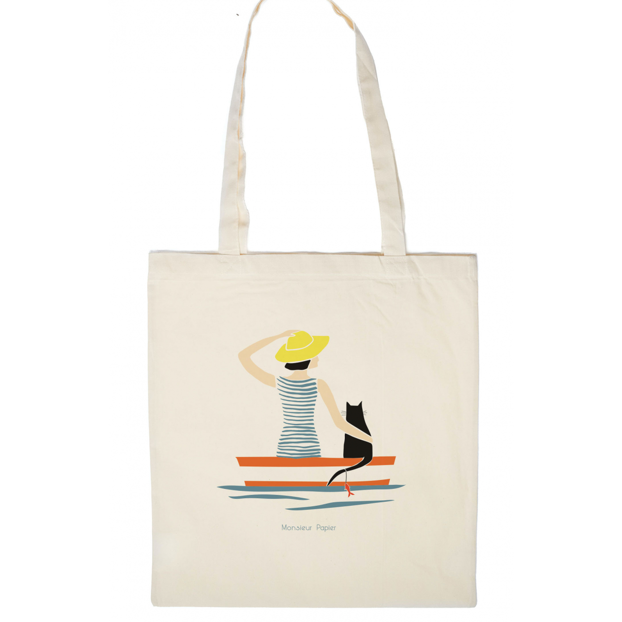 Monsieur Papier - Tote bag Barque
