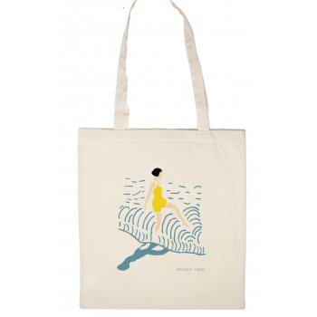 Monsieur Papier - Tote bag Baigneuse