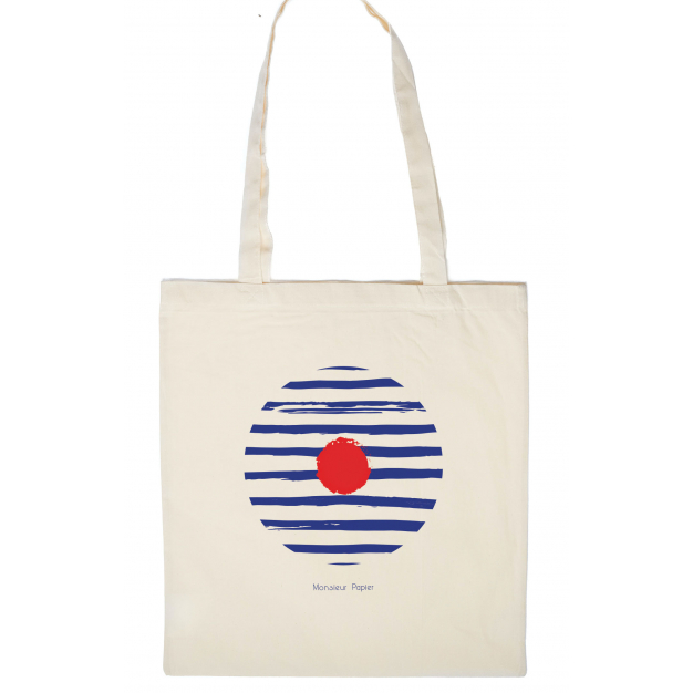 Monsieur Papier - Tote bag marin