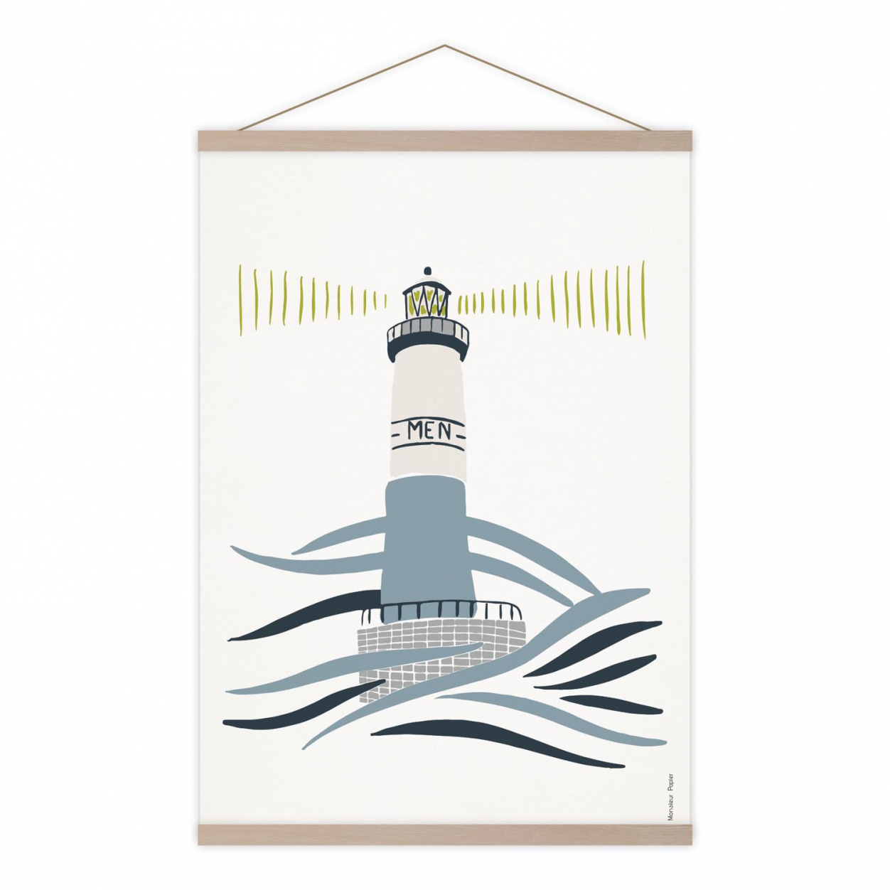 Monsieur Papier - Large print Ar Men