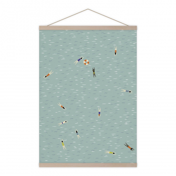 Monsieur Papier - Large print Nageurs
