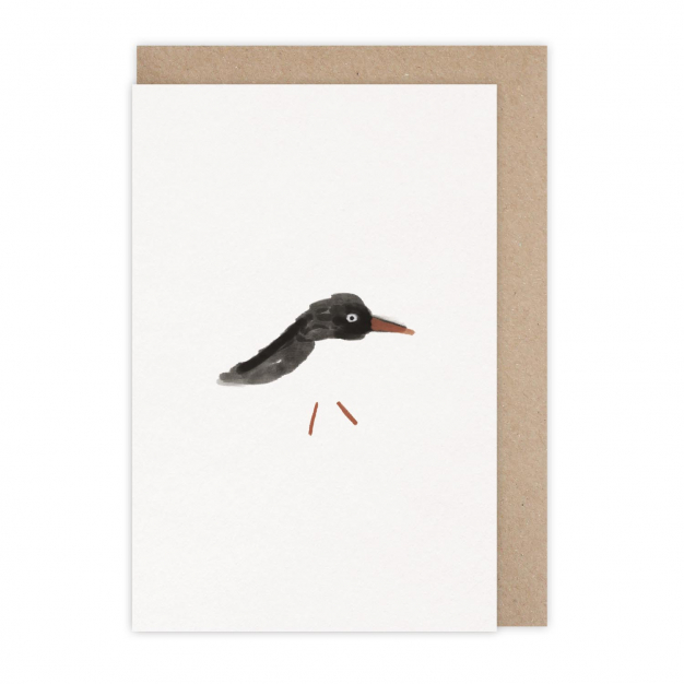 Monsieur Papier - Card Huîtrier pie