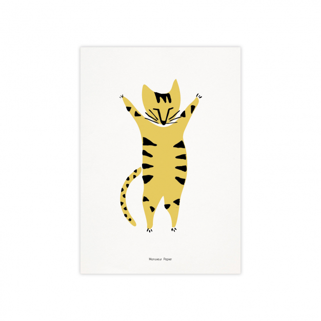 Monsieur Papier - Poster Hello Tiger !