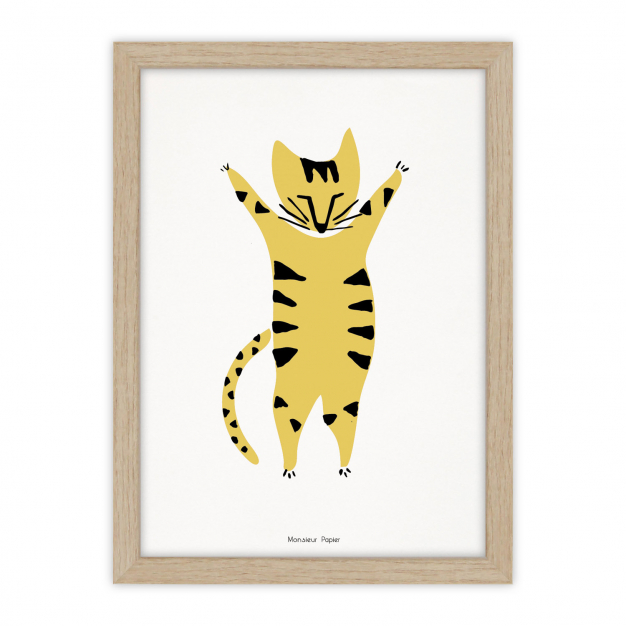 Monsieur Papier - Poster Hello Tiger !