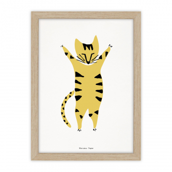 Monsieur Papier - Poster Hello Tiger !