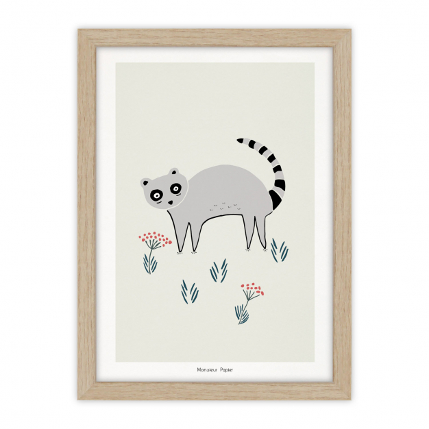 Monsieur Papier - Poster Lémurien