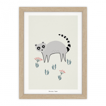 Monsieur Papier - Poster Lémurien
