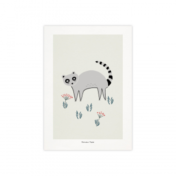 Monsieur Papier - Poster Lémurien