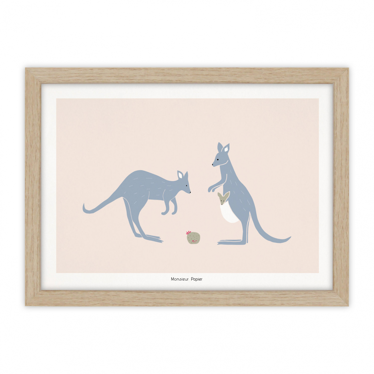 Monsieur Papier - Poster Kangourous