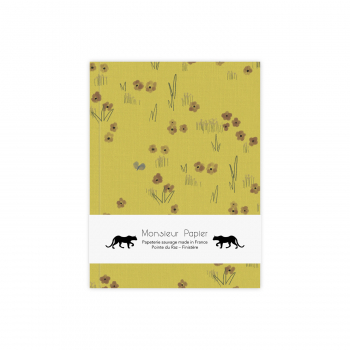 Monsieur Papier - Carnet S Bouton d'or