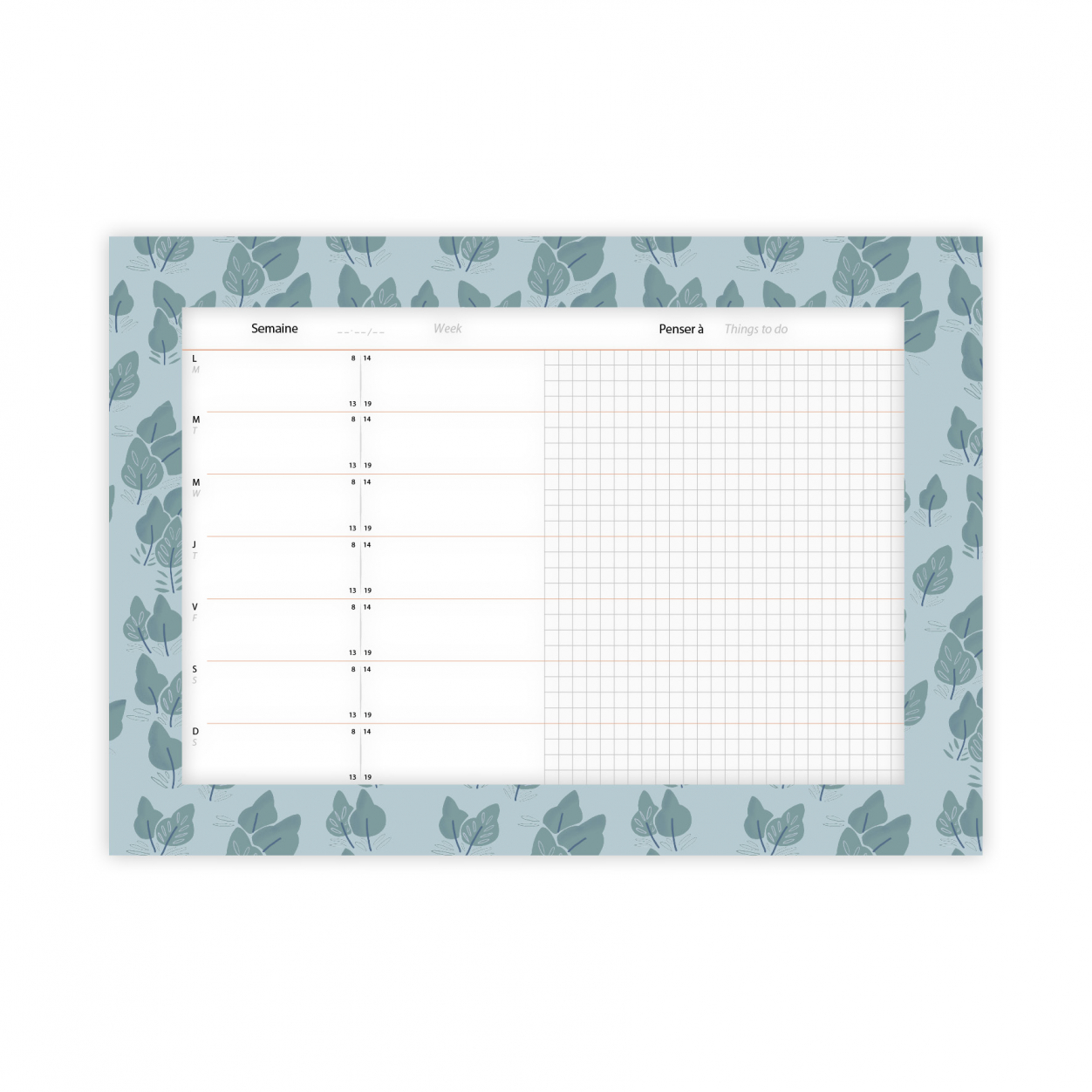Monsieur Papier - Weekly planner Growing Forest