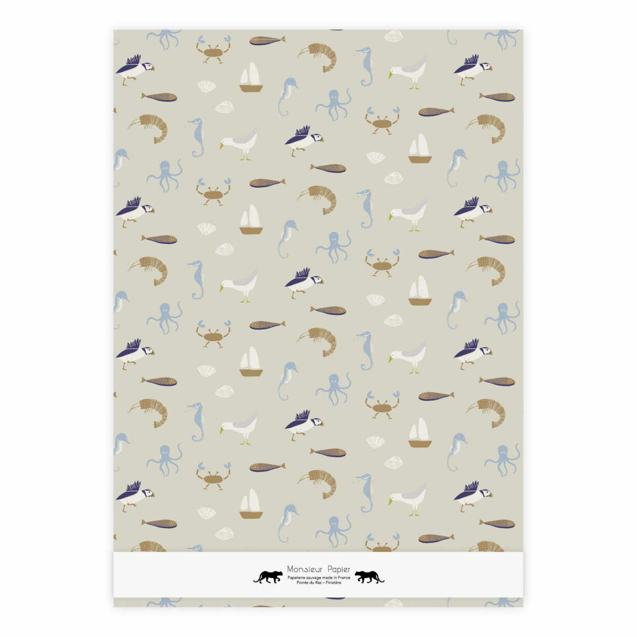 Monsieur Papier - Carnet vierge très grand format Cloud Universea