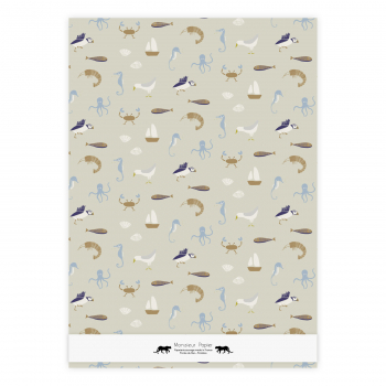 Monsieur Papier - Carnet vierge très grand format Cloud Universea