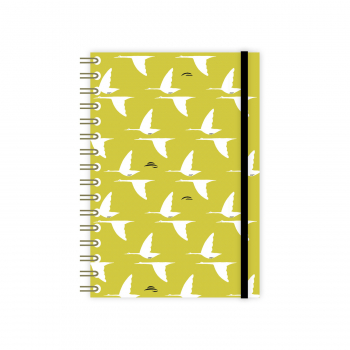 Monsieur Papier - Huge spiral notebook Grues