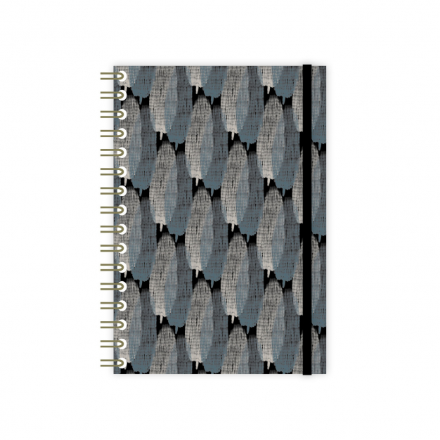 Monsieur Papier - Huge spiral notebook Bird Song