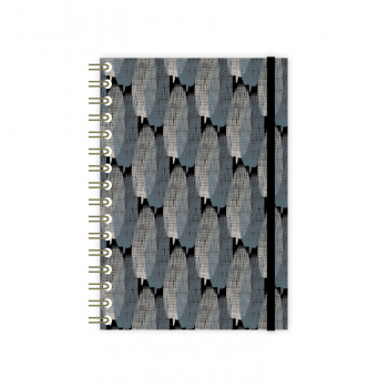 Monsieur Papier - Huge spiral notebook Bird Song